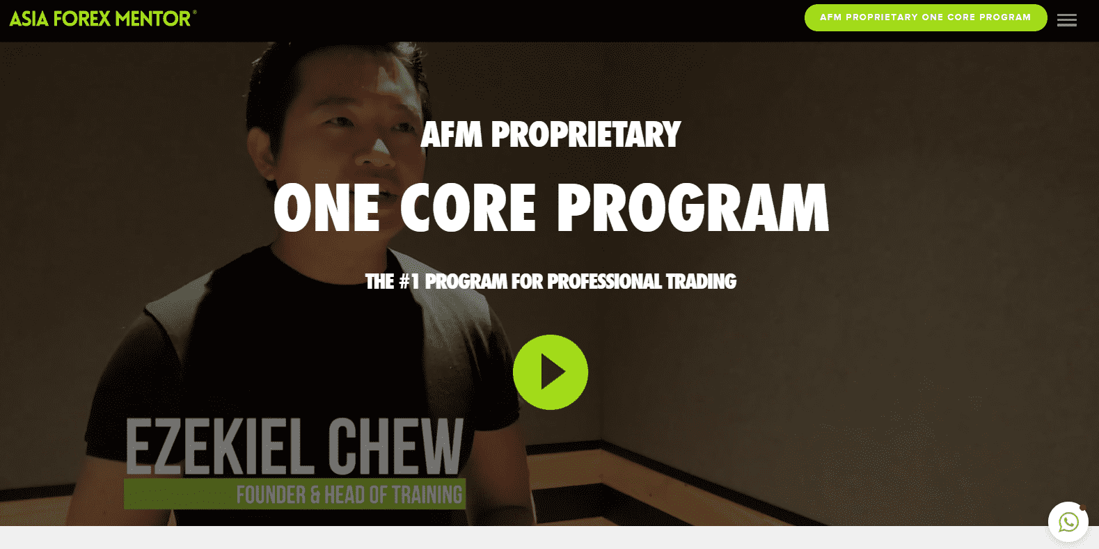 Asia Forex Mentor Review the One Core Program